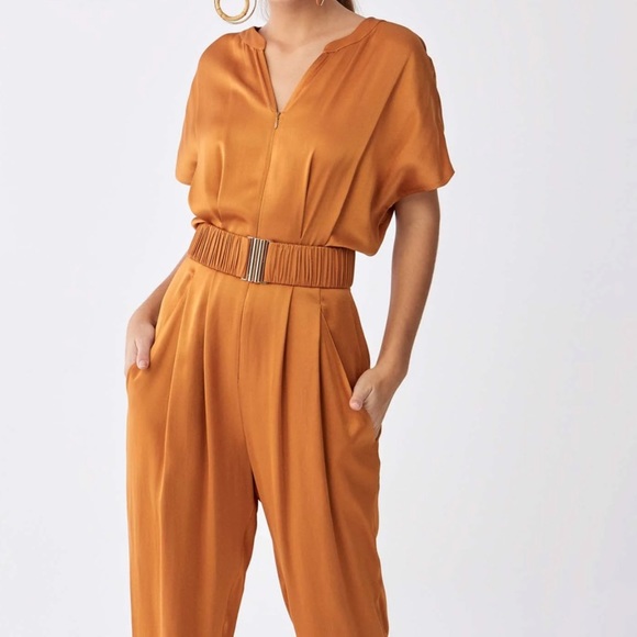 ROMAN gold jumpsuit - Picture 2 of 2